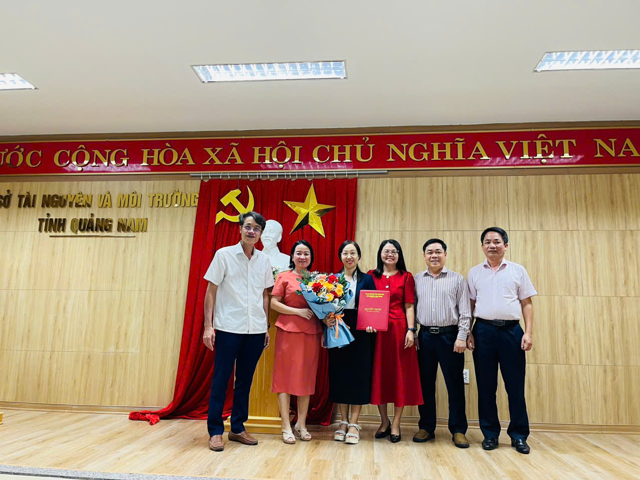 Bổ nhiệm bà Lê Thị Thu Ba giữ chức vụ Chánh Thanh tra Sở Tài nguyên và Môi trường tỉnh Quảng Nam